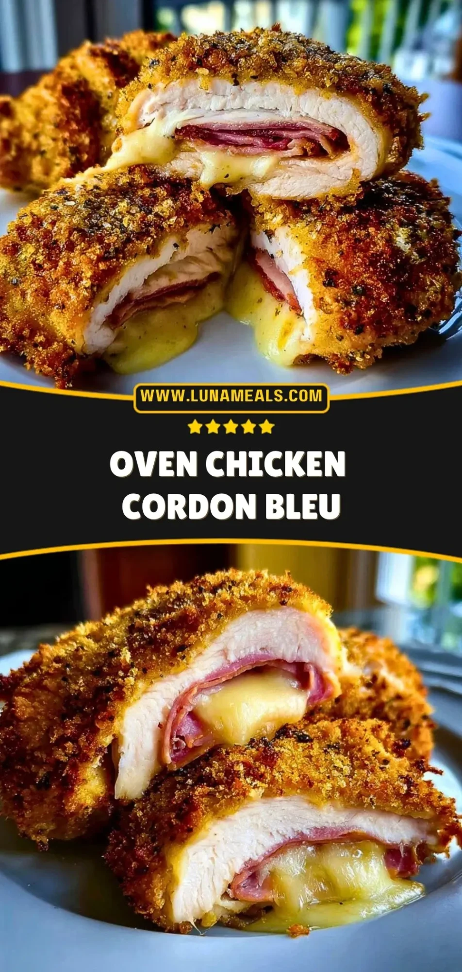 Oven Chicken Cordon Bleu Pin 2