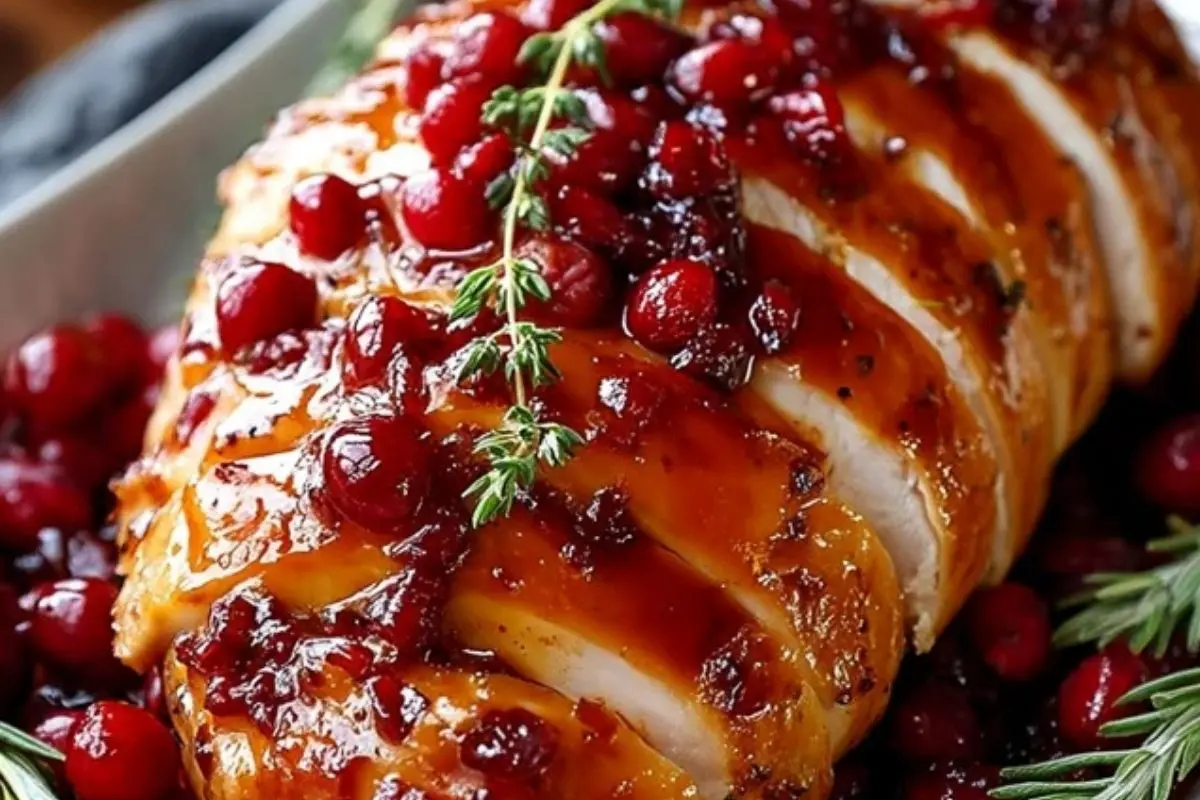 Perfect Cranberry Orange Glazed Turkey Breast 1