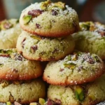 Pistachio Wedding Cookies