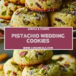 Pistachio Wedding Cookies Pin 1