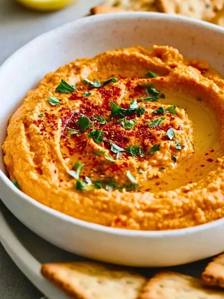 Roasted Red Pepper Hummus (1)