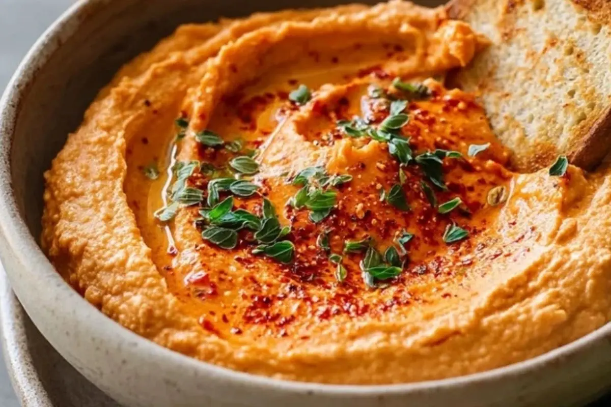 Roasted Red Pepper Hummus