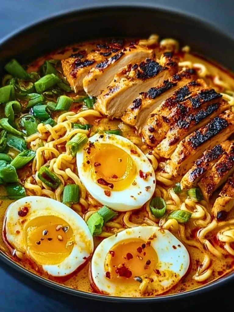Spicy & Creamy Chicken Ramen (1)