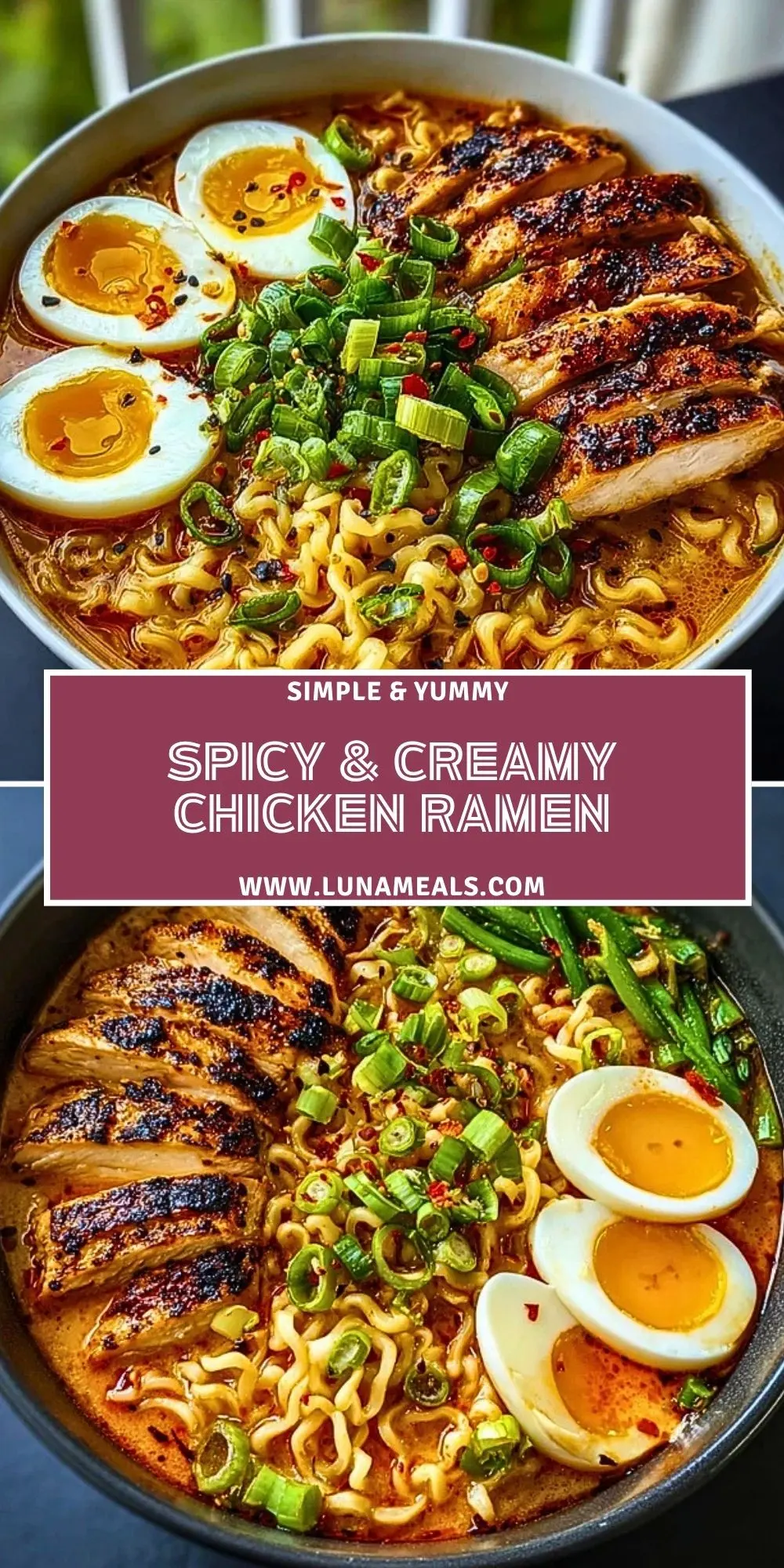Spicy & Creamy Chicken Ramen (2)