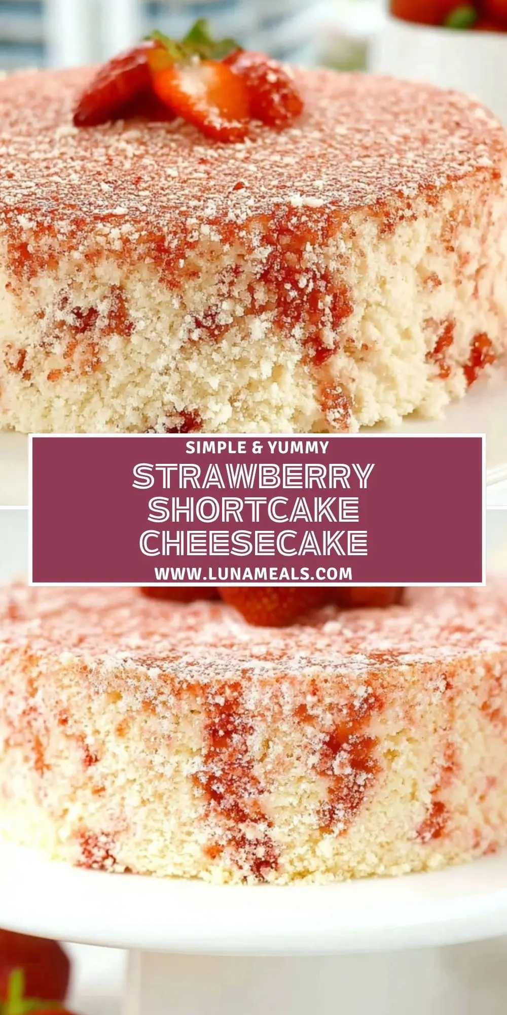 Strawberry Shortcake Cheesecake (2)