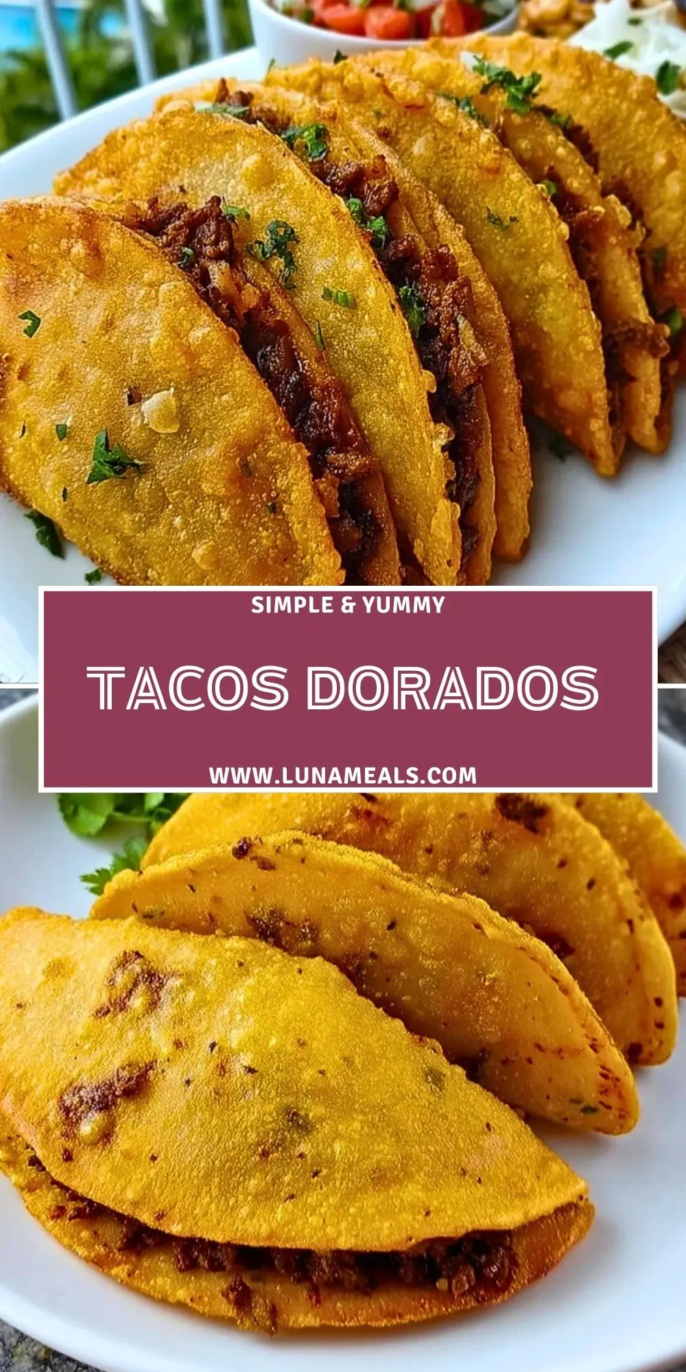 Tacos Dorados Pin 1