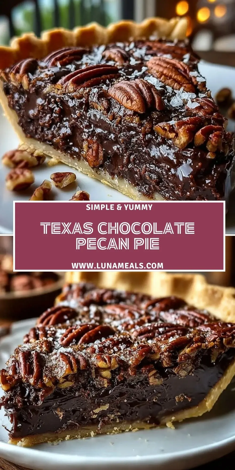 Texas Chocolate Pecan Pie (2)