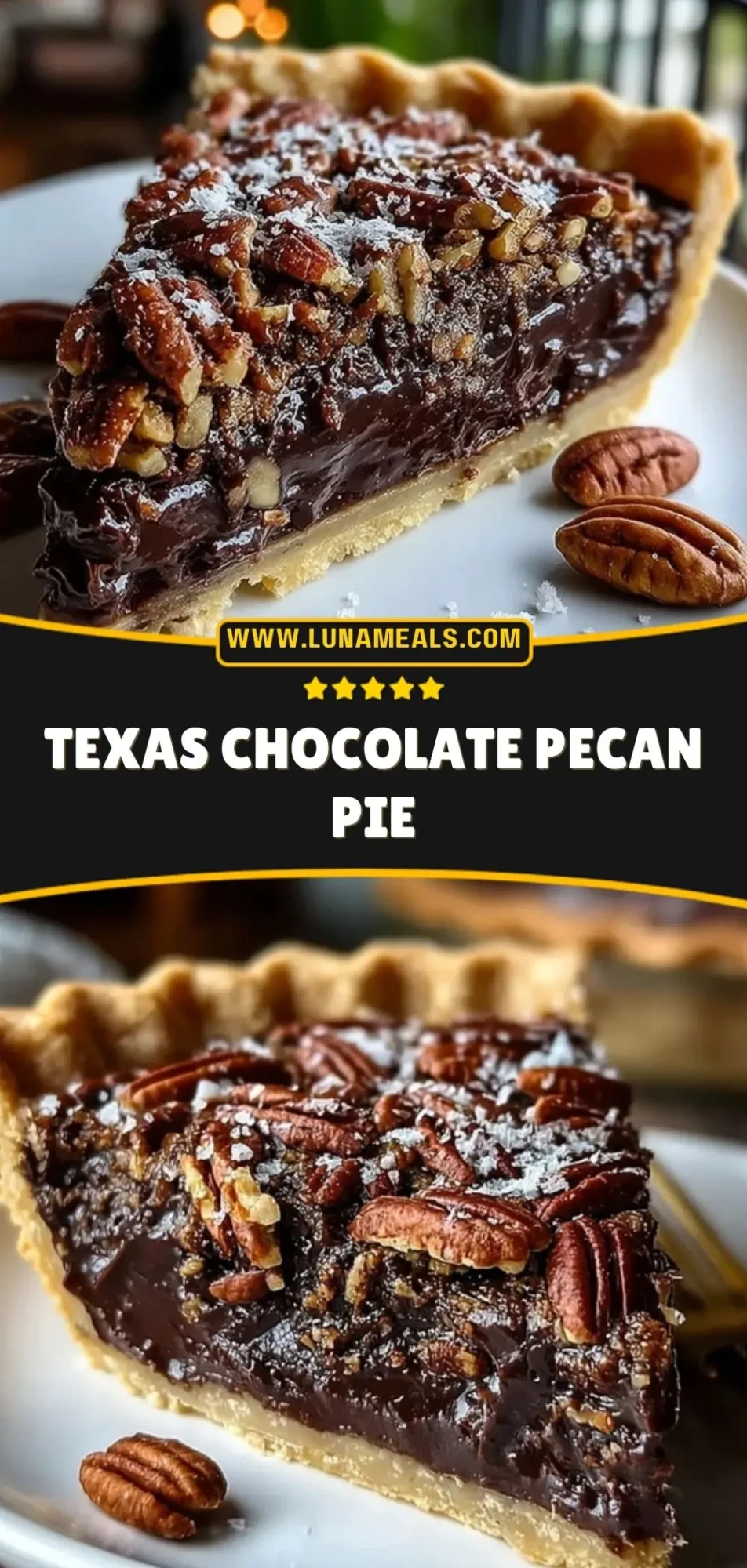 Texas Chocolate Pecan Pie (3)