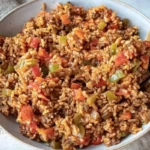 The BEST Unstuffed Pepper Skillet 1