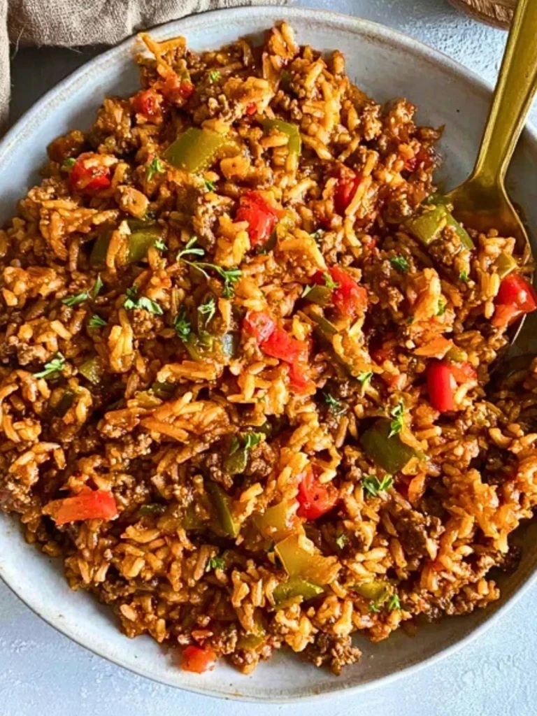 The BEST Unstuffed Pepper Skillet 2