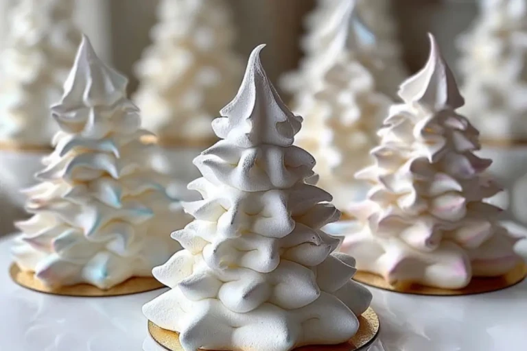 Tree Meringue Cookies