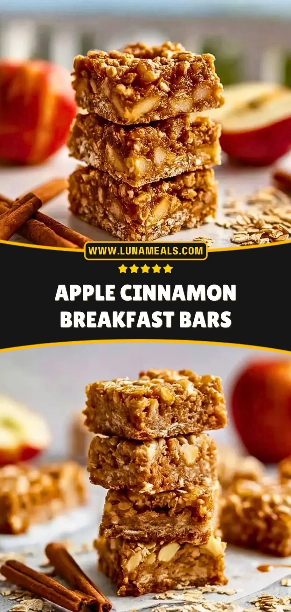 _Apple Cinnamon Breakfast Bars Pin 2