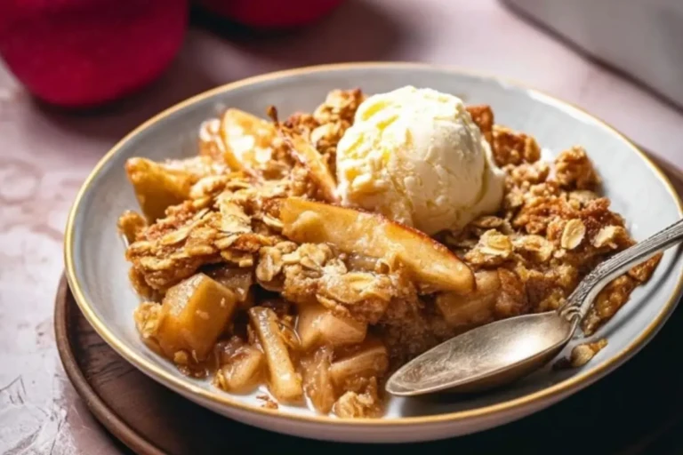 Apple Crisp with Oats 1