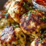 Baked Chicken Ricotta Meatballs