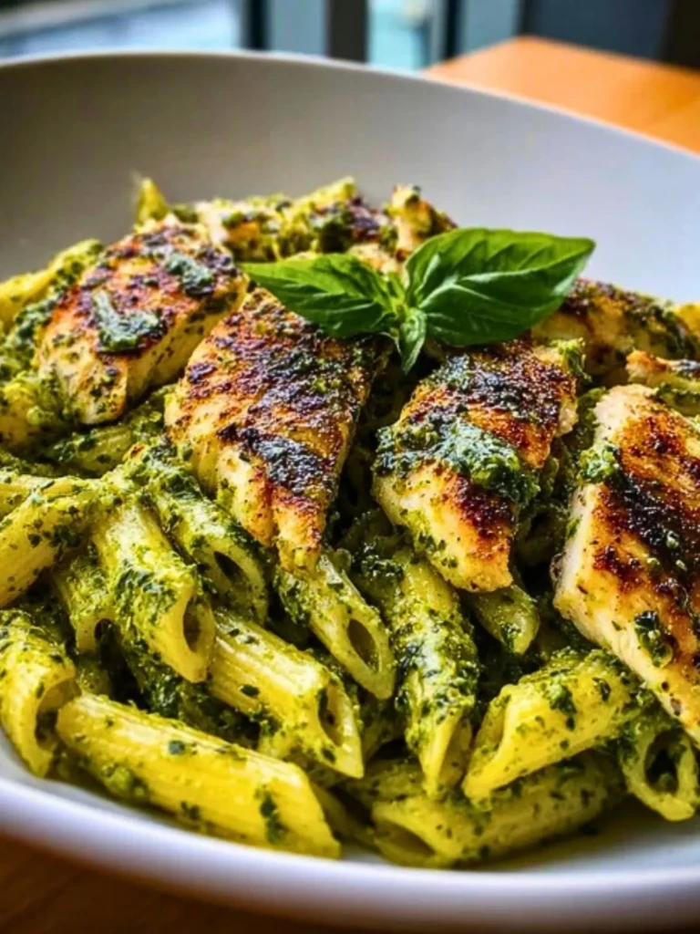 Basil Pesto Chicken Pasta (1)