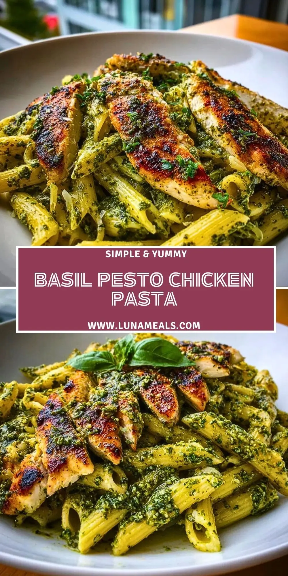Basil Pesto Chicken Pasta (2)