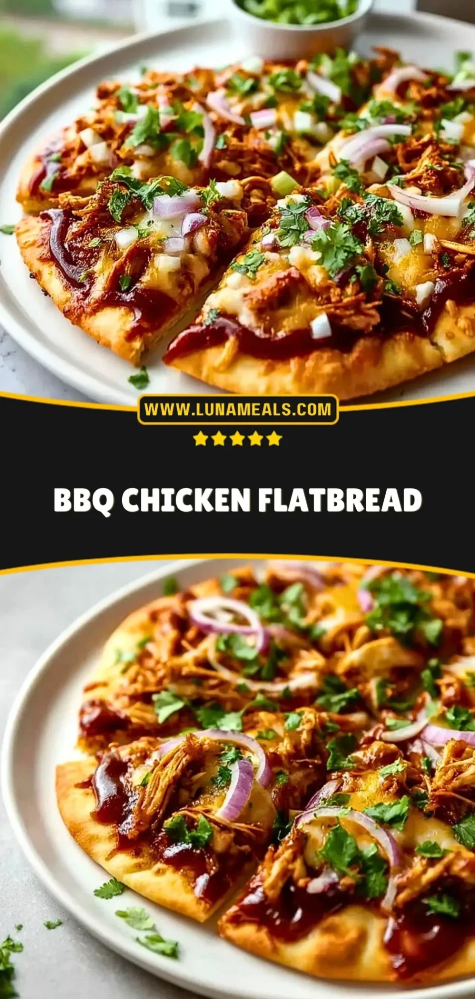 BBQ Chicken Flatbread Pin 2