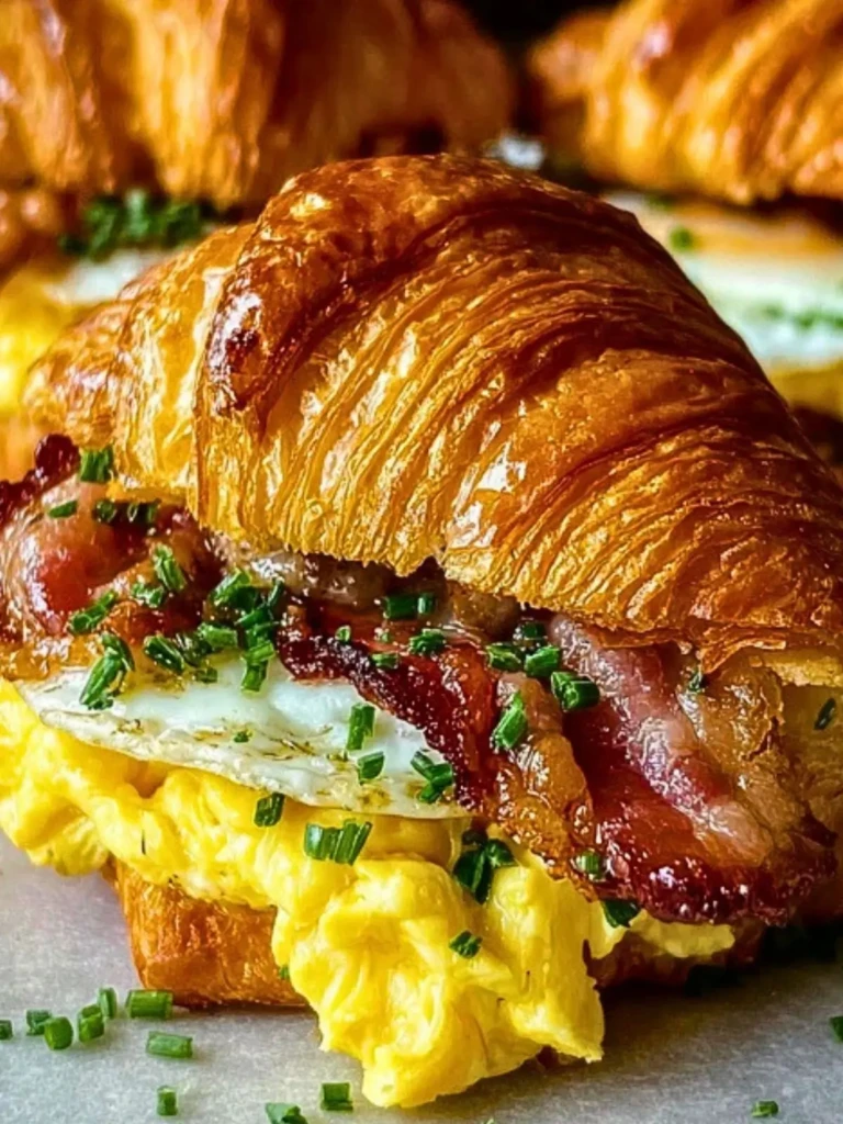 Breakfast Croissant Sandwiches (1)