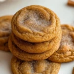 Brown Butter Pumpkin Snickerdoodle Cookies