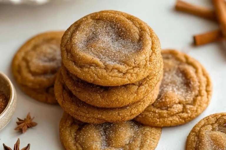 Brown Butter Pumpkin Snickerdoodle Cookies