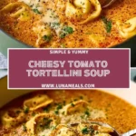 Cheesy Tomato Tortellini Soup (2)