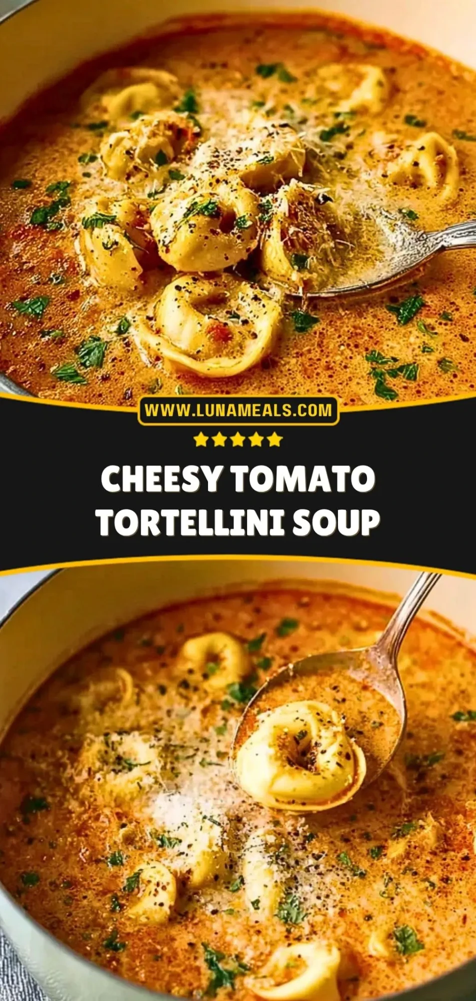 Cheesy Tomato Tortellini Soup (3)
