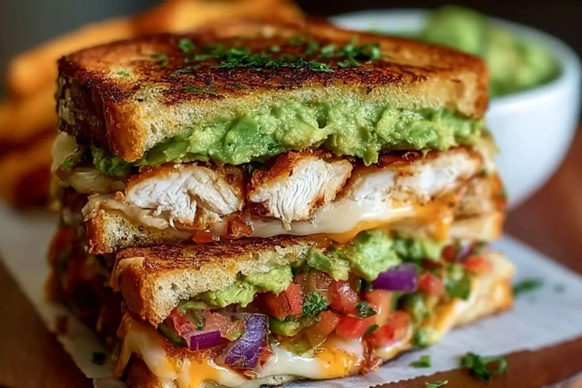 Chicken Avocado Melt Sandwich 1