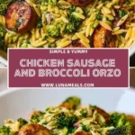 Chicken Sausage and Broccoli Orzo (3)