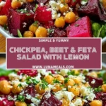 Chickpea, Beet & Feta Salad with Lemon (2)