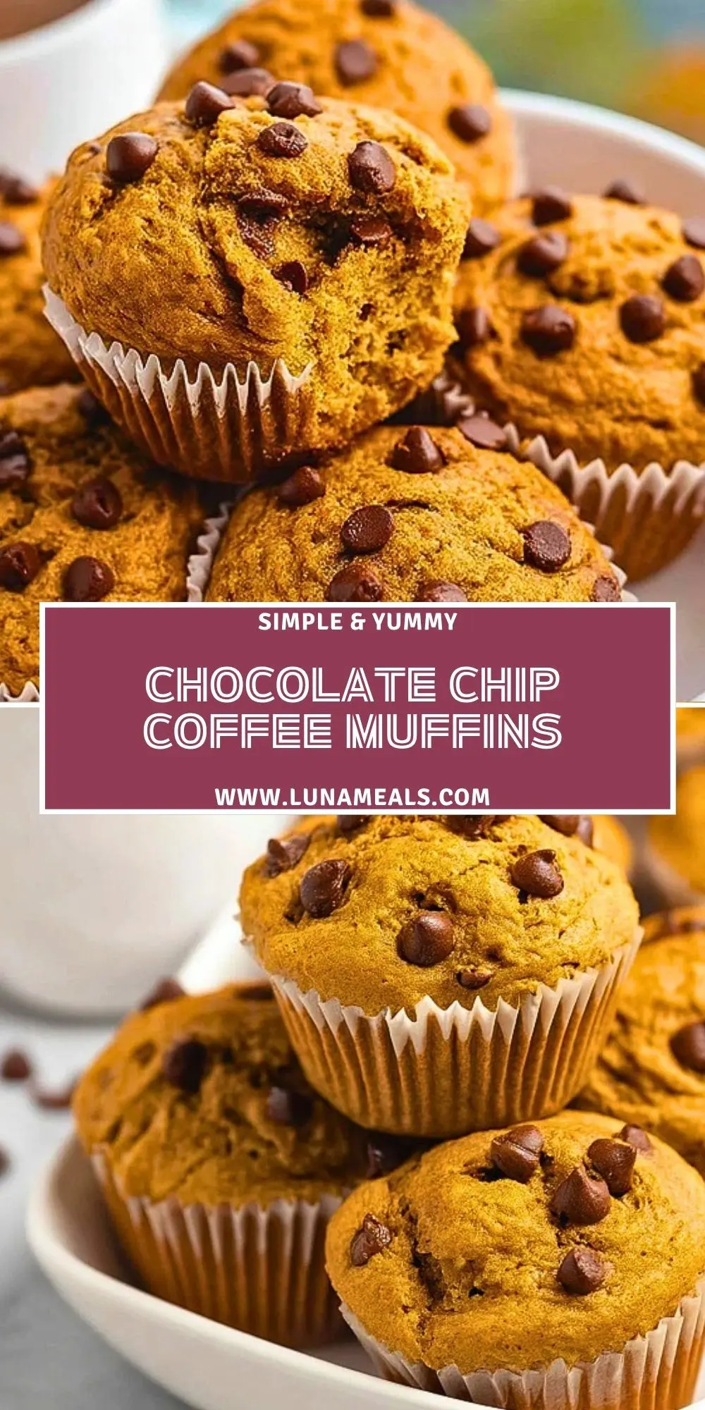 Chocolate Chip Coffee Muffins Pin 1 (1)