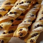 Chocolate Chip Cookie Dough Twists