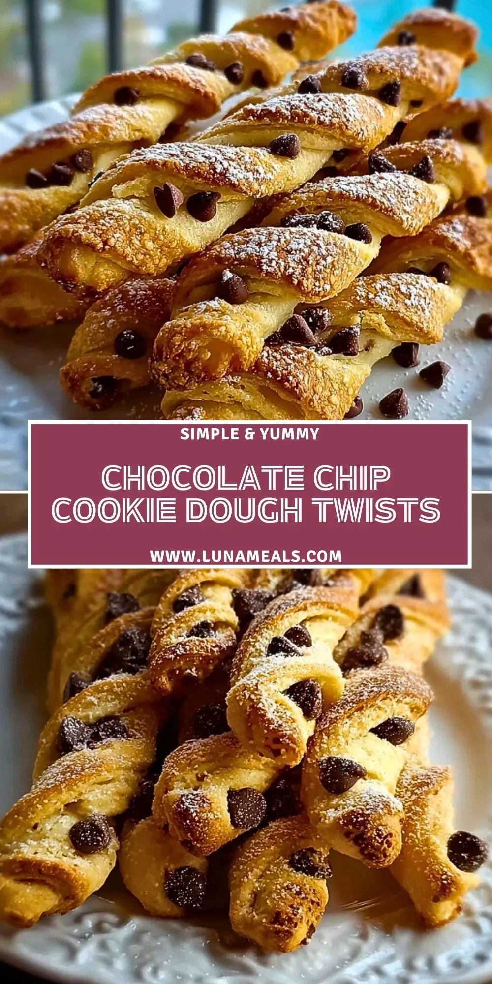 Chocolate Chip Cookie Dough Twists (2)