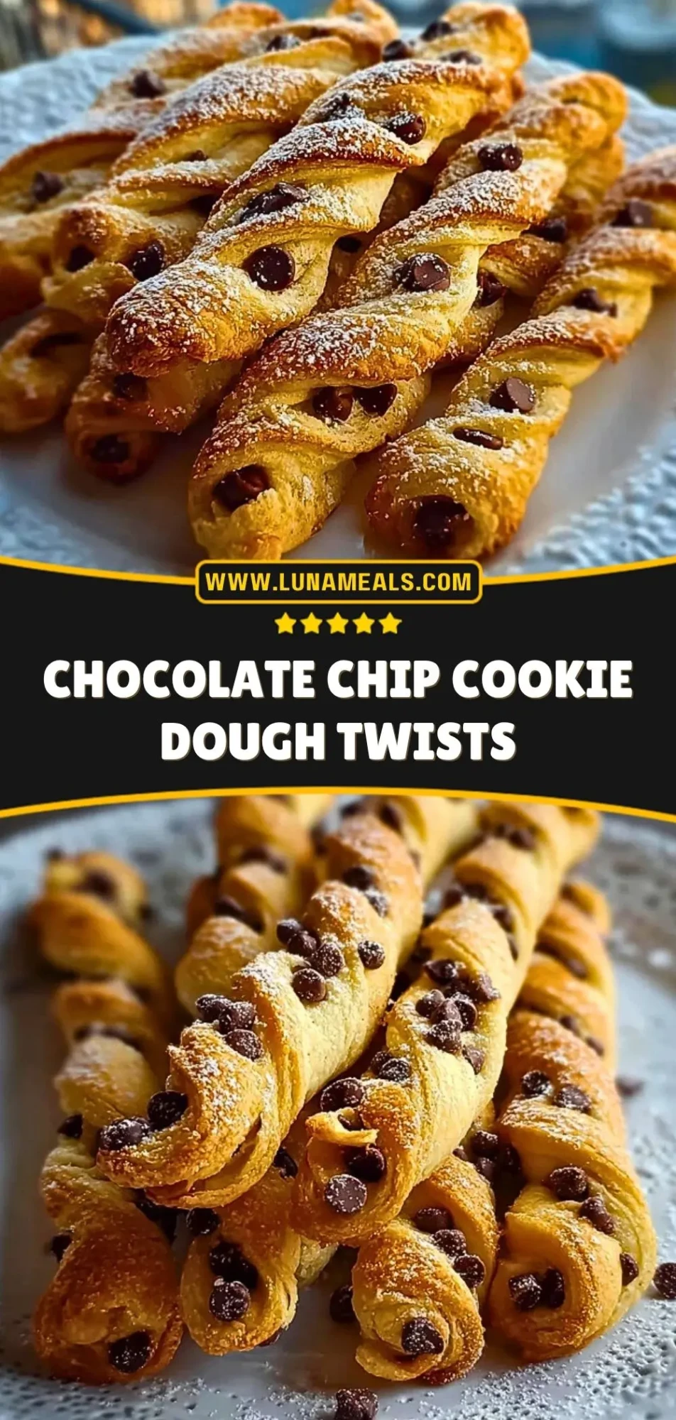 Chocolate Chip Cookie Dough Twists (3)
