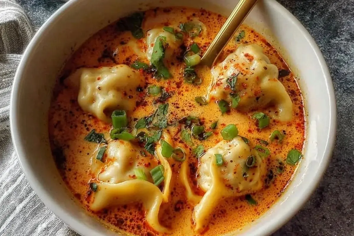Coconut Curry Soup with Dumplings