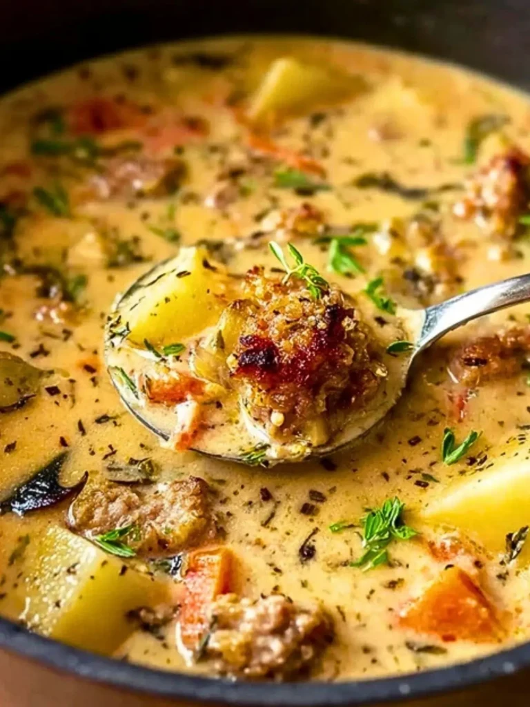 Comforting Potato and Sausage Chowder (1)