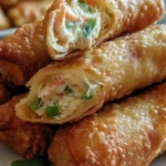 Crab Rangoon Egg Rolls
