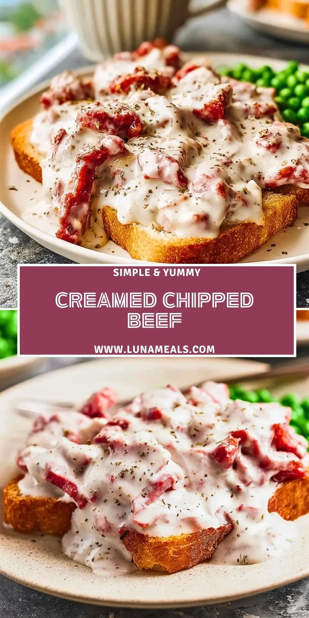Creamed Chipped Beef Pin 1