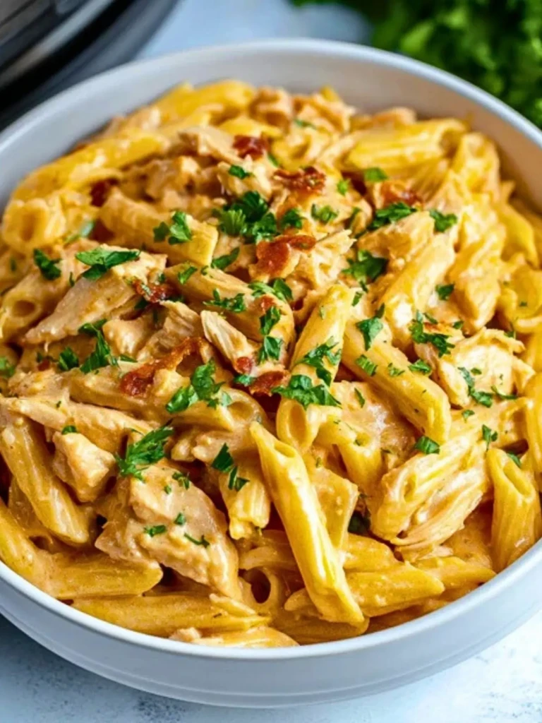 Crock Pot Creamy Cajun Chicken Pasta (1)