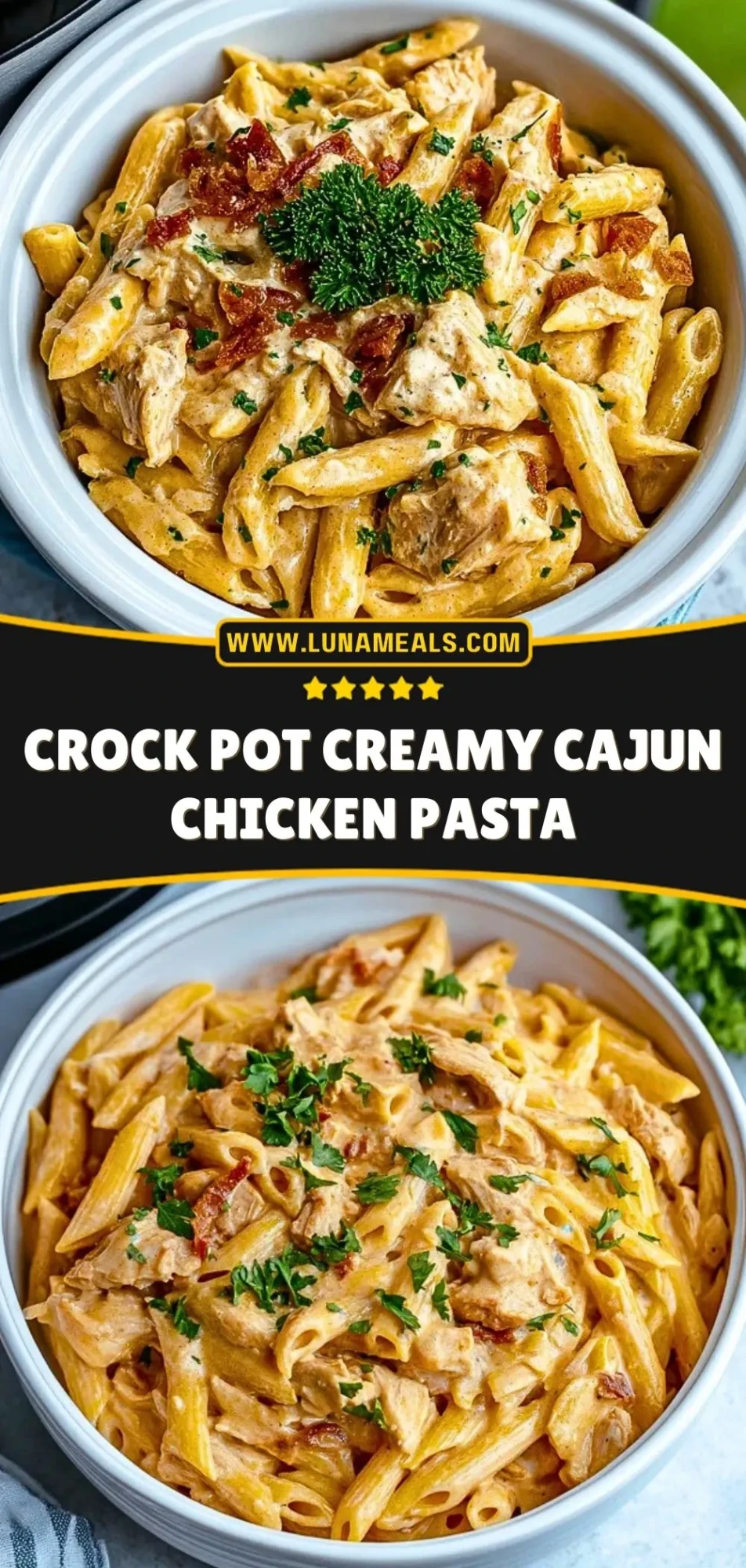 Crock Pot Creamy Cajun Chicken Pasta (3)