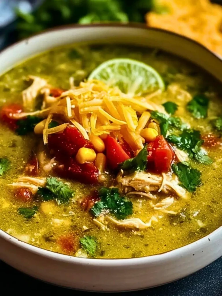 Crock Pot Green Enchilada Chicken Soup (1)