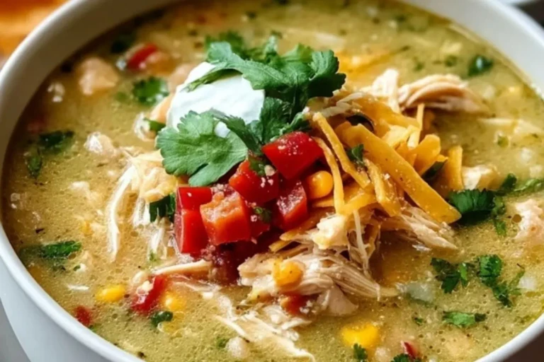 Crock Pot Green Enchilada Chicken Soup
