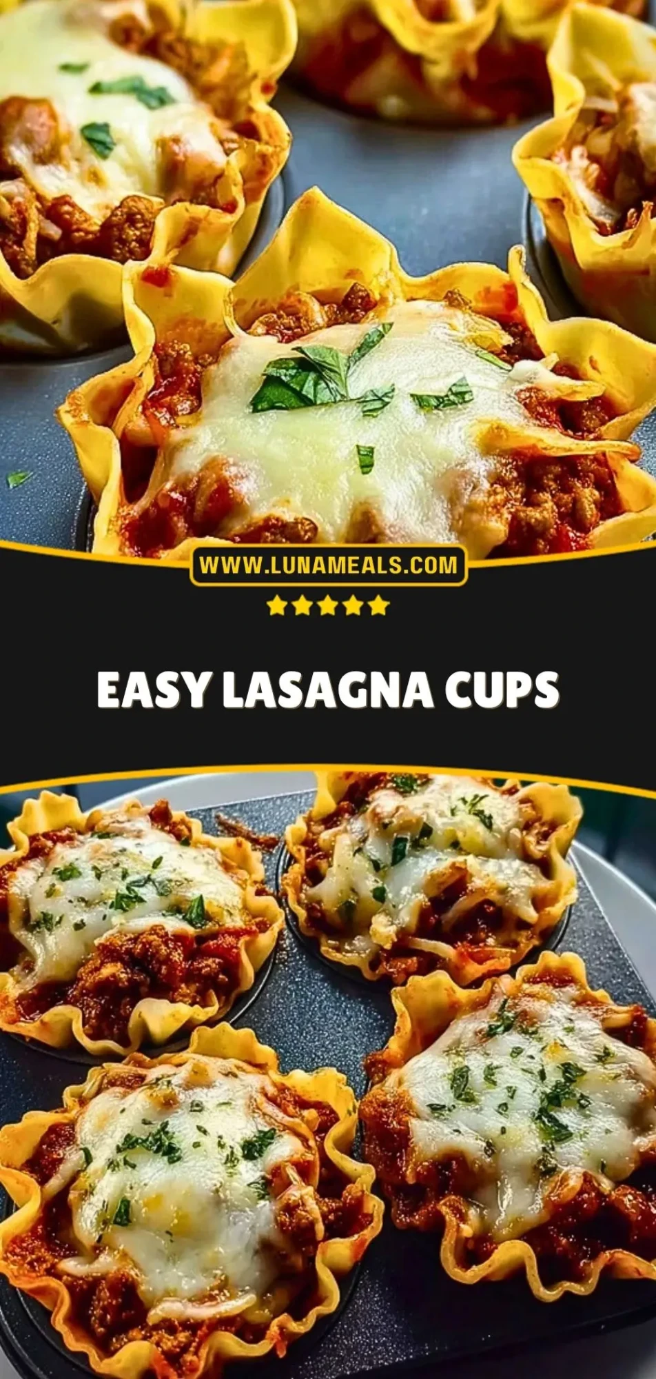 Easy Lasagna Cups (3)