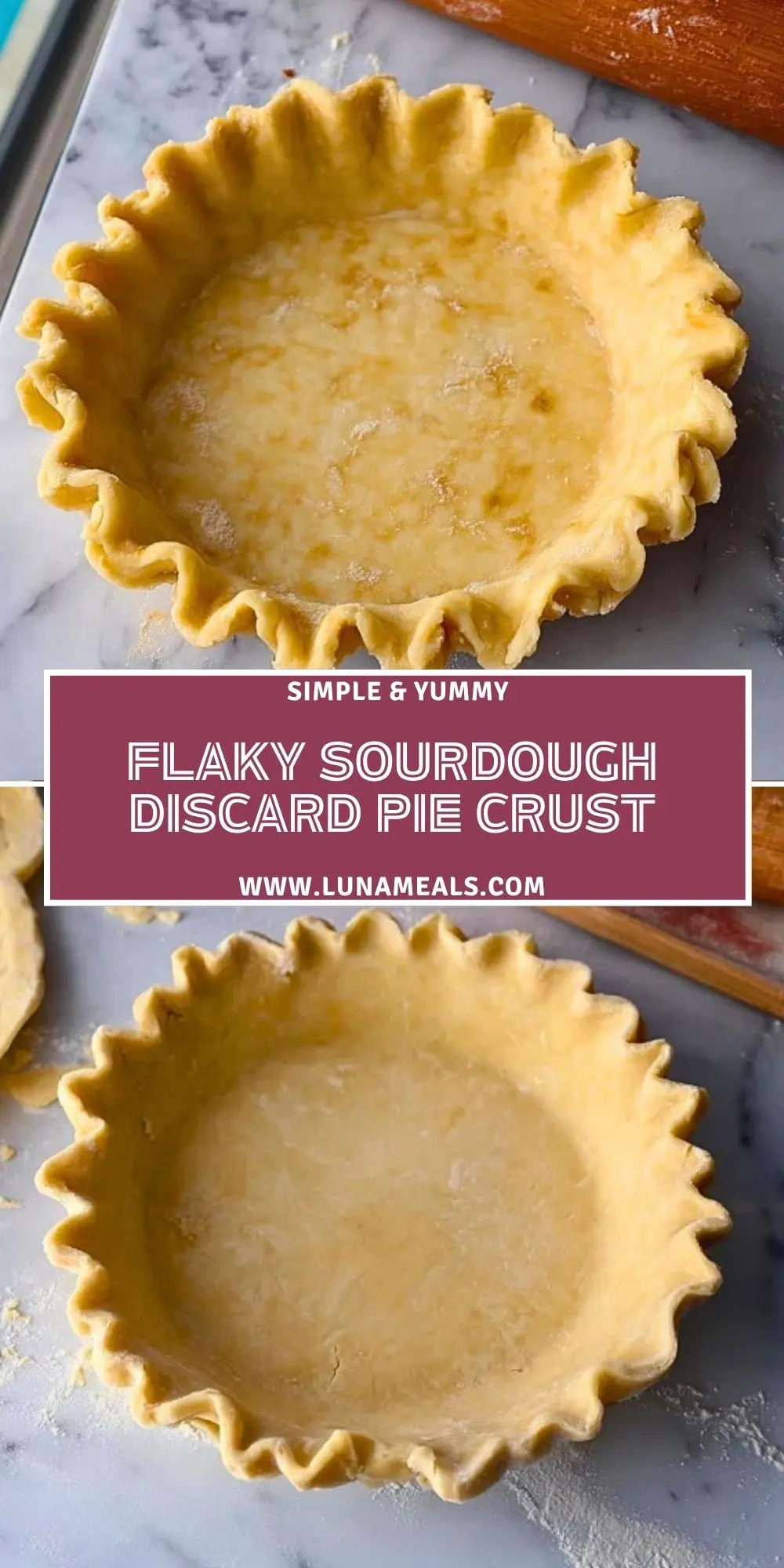 Flaky Sourdough Discard Pie Crust (2)