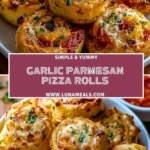 Garlic Parmesan Pizza Rolls (2)