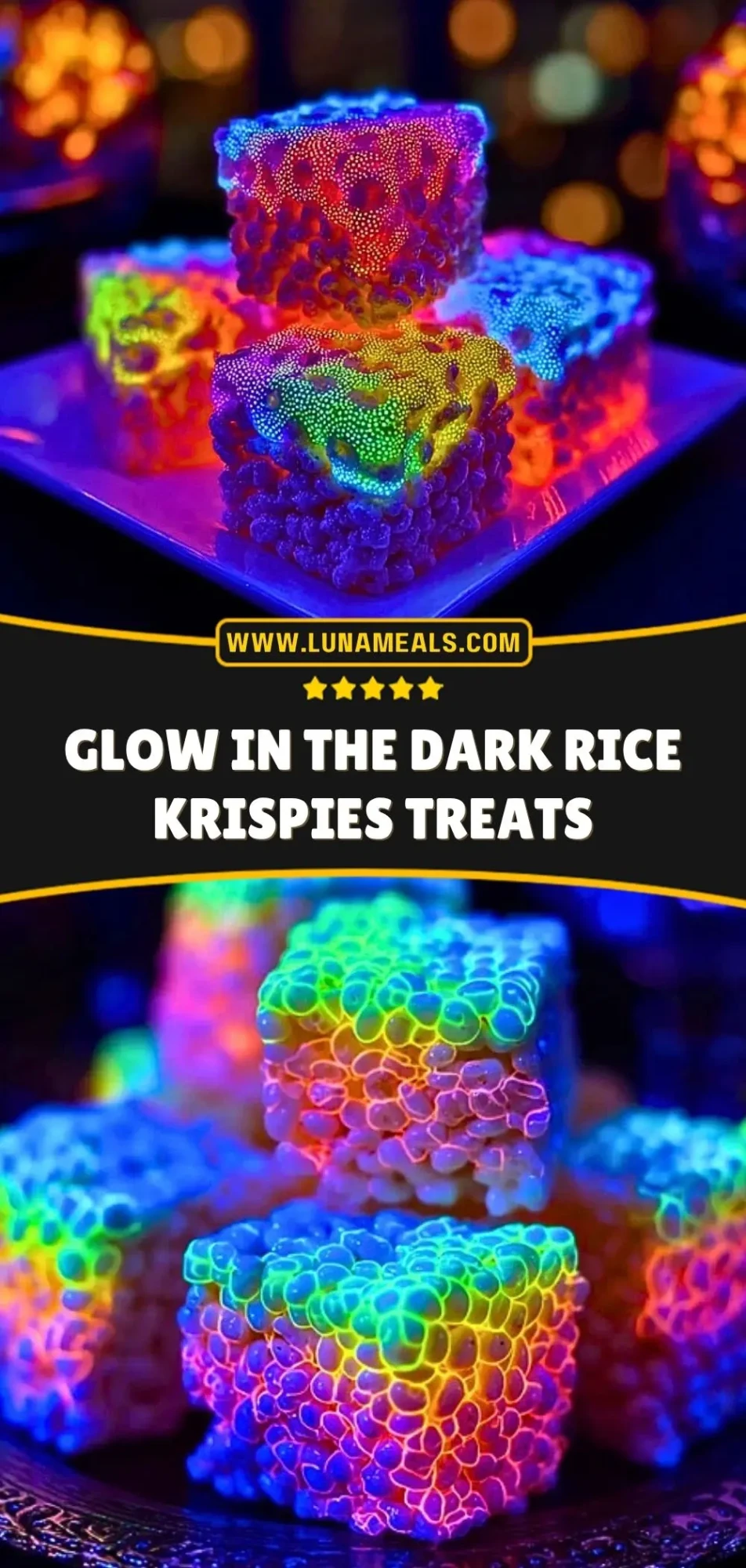 Glow in the Dark Rice Krispies Treats (3)