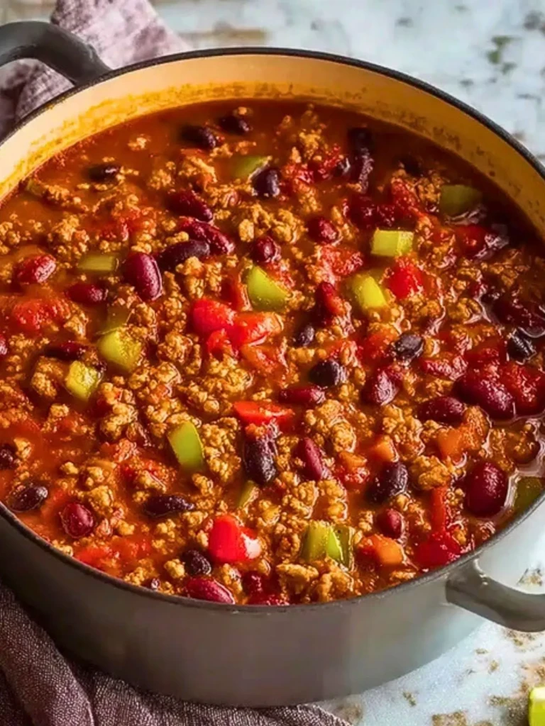 Hearty Turkey Vegetable Chili (1)