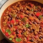 Hearty Turkey Vegetable Chili
