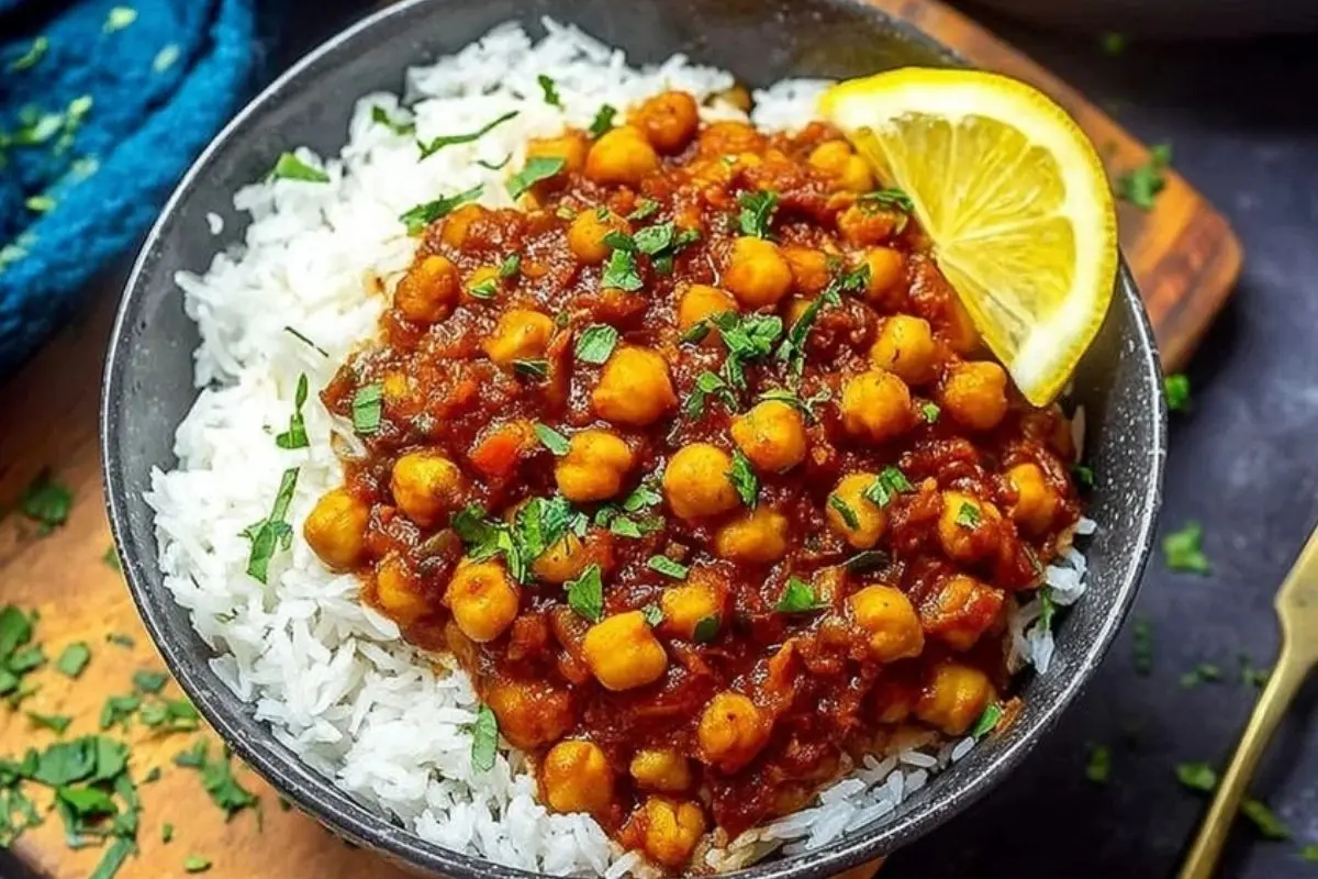 High-Protein Vegan Chana Masala