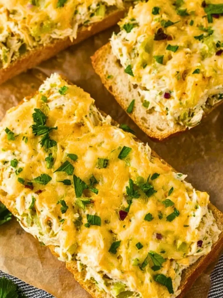 Hot Chicken Salad French Bread Sandwiches (1)