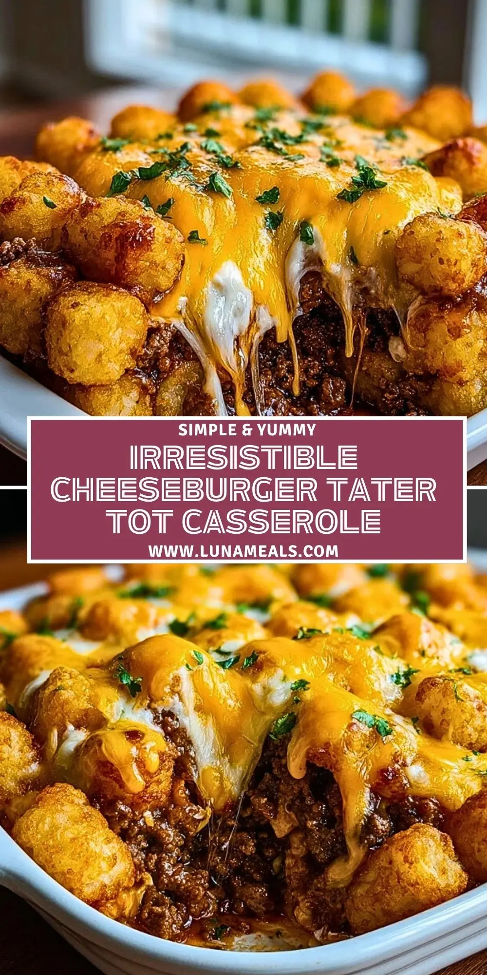 Irresistible Cheeseburger Tater Tot Casserole (3)